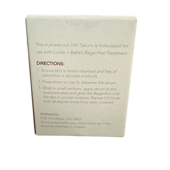 Lorde + Belle HA3 Serum Full Size NIB - Picture 3 of 4